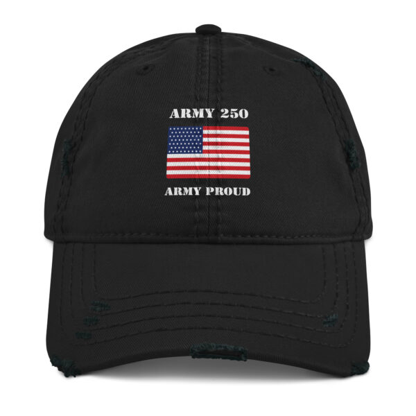 Distressed Hat Army 250 Proud