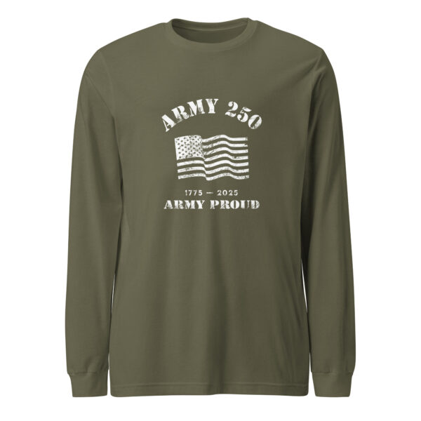 Long Sleeve Tee Army 250